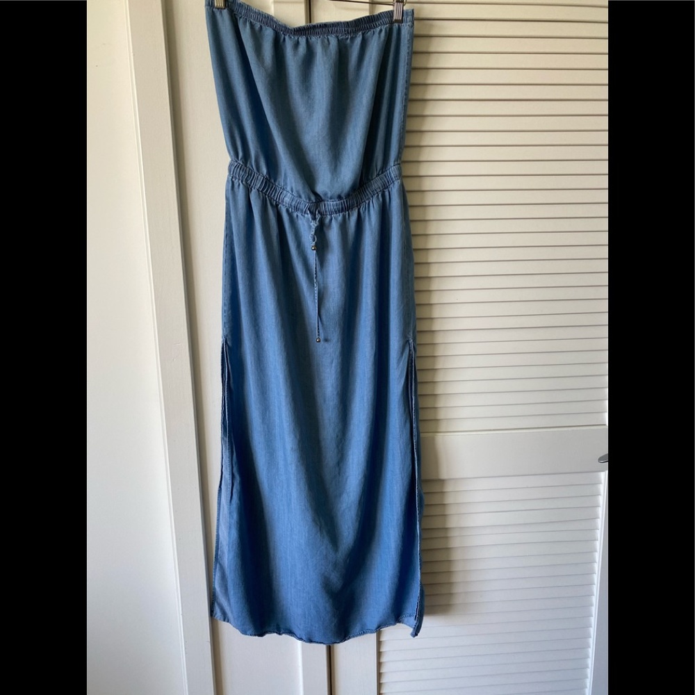 Chambray Maxi Dress